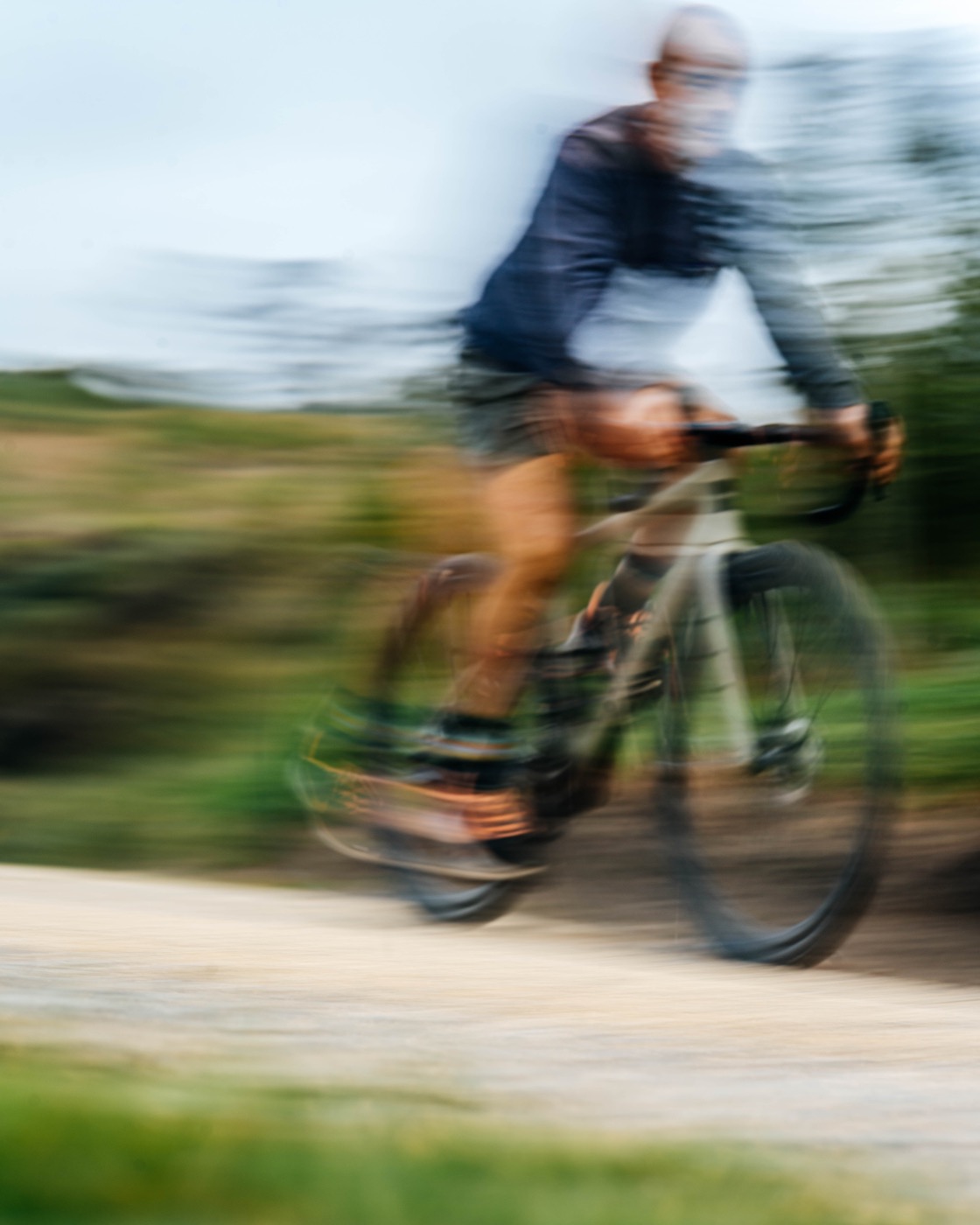Corey Rix riding his bike
